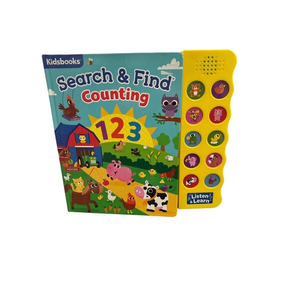 Search & Find Children's Counting Sound Book - Works! - Picture 1 of 3